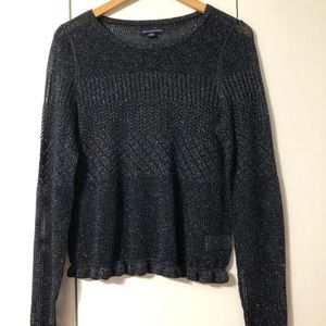 American Eagle long sleeve navy sweater.